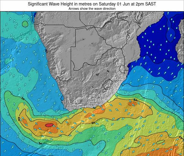 http://www.surf-forecast.com/maps/South-Africa/significant-wave-height/6